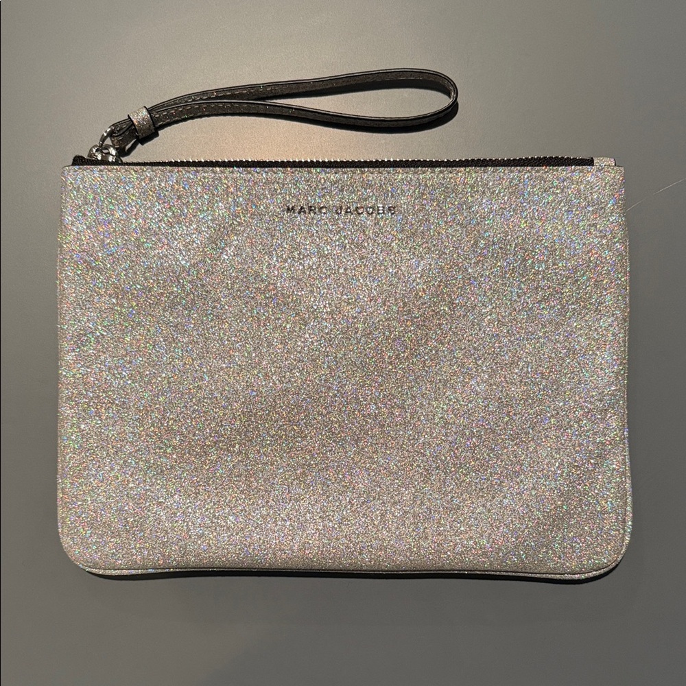 Marc Jacobs Sparkling Wristlet Clutch - Silver